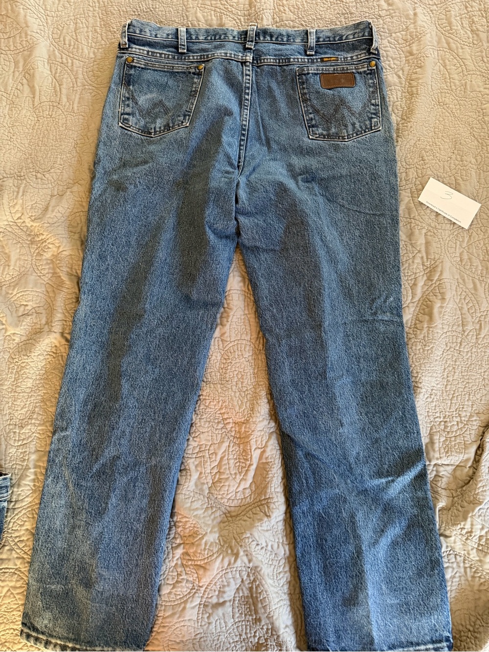 Wrangler Men's Denim Jeans- rugged